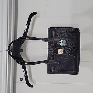 Dooney & Bourke - Dark Blue Pebble Leather Bag